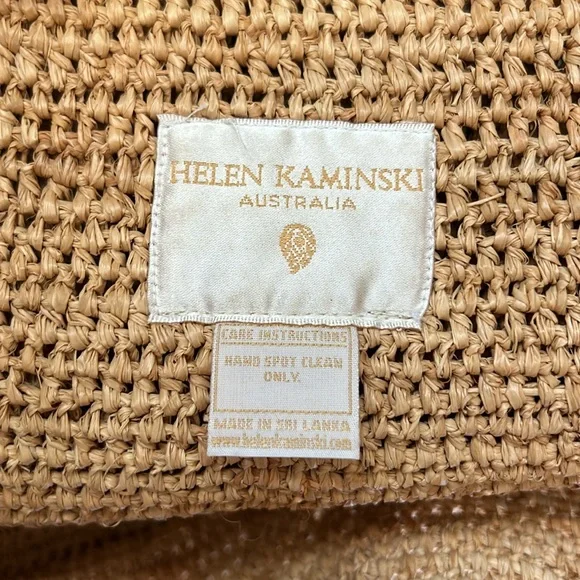 Helen Kaminski Raffia Leather Trim Tote - Picture 2 of 7